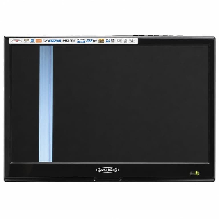 Reflexion LEDW16IBT 16 colos Full HD Smart TV 12V/24V Bluetooth WiFi — hibás, alkatrésznek: csíkos kijelző (állapot: lásd a 2. képet)