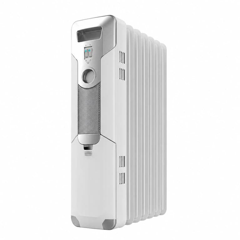 Cecotec ReadyWarm 7000 Space Olajradiátor 1500W 7 Fűtőbordás Elektromos — A 4 darab görgő nem tartozék nélkül (állapot: lásd a 2. képet)