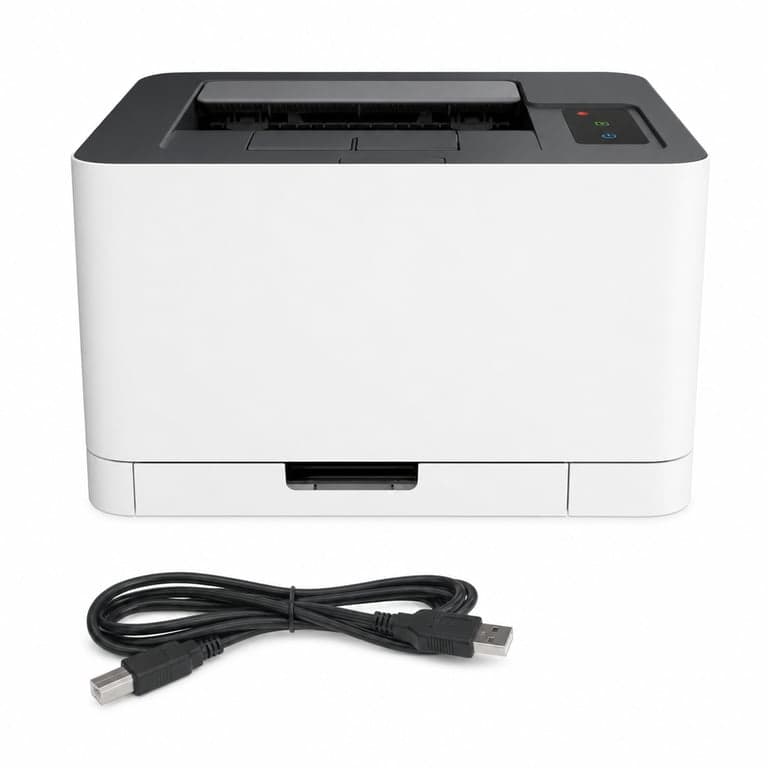 HP Color Laser 150nw Színes Lézernyomtató A4 Wi-Fi LAN USB — hibás, részben működik: világító hibajelző LED (állapot: lásd a 2. képet)