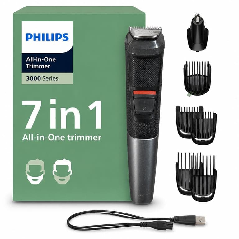 Philips Multigroom 3000 Series All-in-One Trimmer — hibás, alkatrésznek: érintkezési hibás, nem kapcsol be (állapot: lásd a 2. képet)