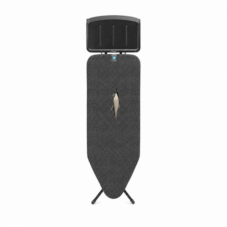 Brabantia 134746 vasalódeszka C méret 124x45 cm Denim — hibás, részben működik: lyukas, vágott szövetfelület (állapot: lásd a 2. képet)