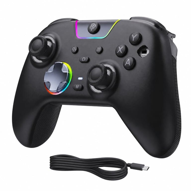 EasySMX X05 Pro Vezeték nélküli kontroller – Hall joystick — hibás, részben működik: RB gomb nem működik (állapot: lásd a 2. képet)