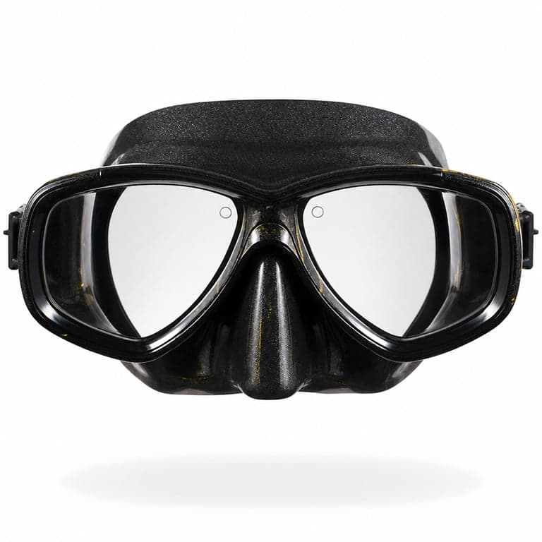 Cressi Perla Mare búvármaszk és snorkel szett, fekete - felnőtt unisex, hordtáska nélkül (használt, hiányos) (állapot: lásd a 2. képet)