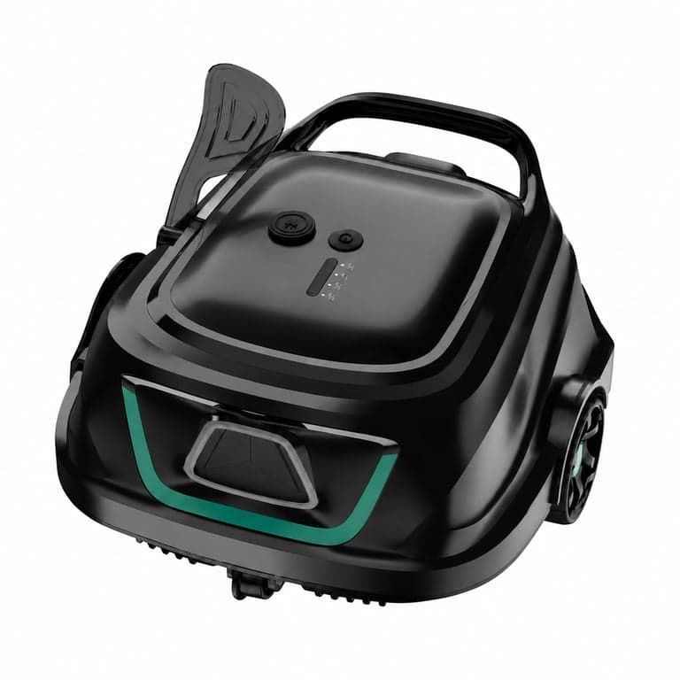 WYBOT Akkumulátoros Medencetisztító Robot 120 perces — hibás, alkatrésznek: Bekapcsol és felveszi a töltést (állapot: lásd a 2. képet)