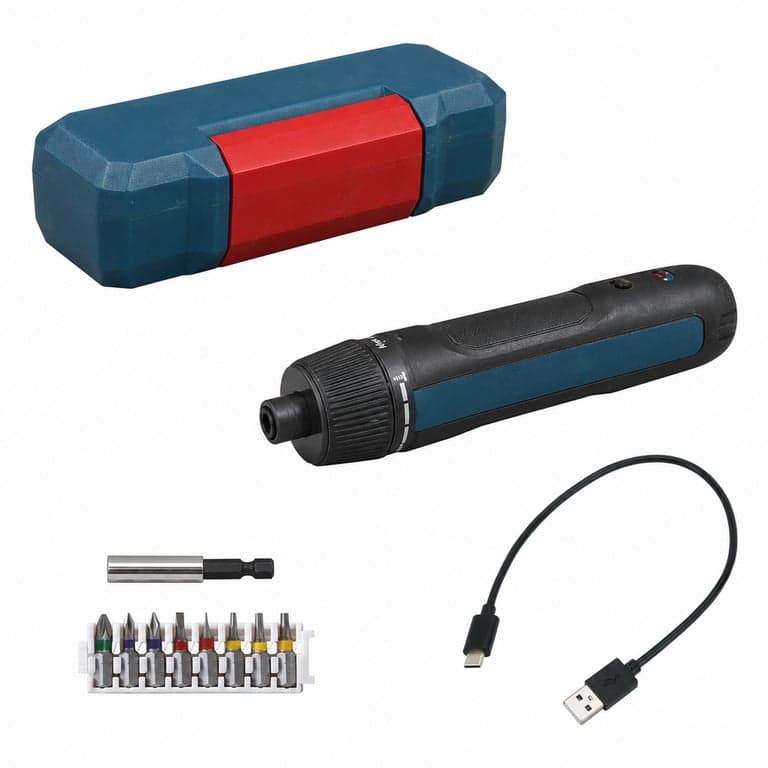 Bosch GO 3 Akkus Csavarhúzó 8 részes bit készlettel, bittartóval, USB-C — hibás, alkatrésznek: nem kapcsol be (állapot: lásd a 2. képet)