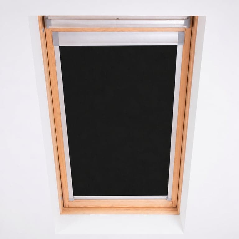 Bloc Blinds Skylight Blind 2 (55/98) sötétítő roló Fakro tetőablakhoz, fekete, 94x118 cm, 1 db