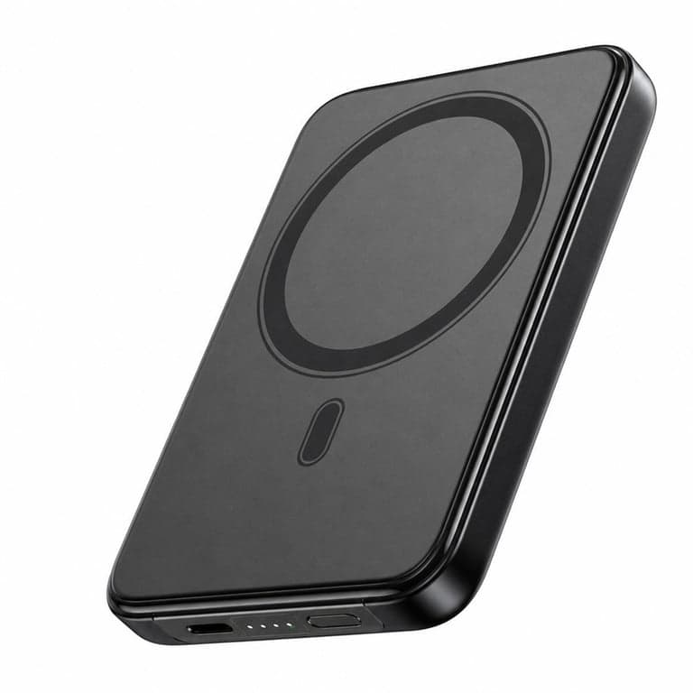 A ADDTOP Mágneses Powerbank 10000 mAh iPhone-hoz, MagSafe kompatibilis vezeték — Az USB töltőkábel nem tartozék (állapot: lásd a 2. képet)