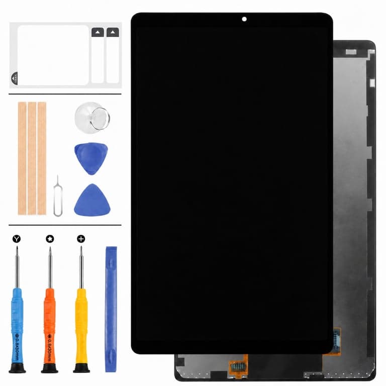 LADYSON LCD érintőkijelző csere Samsung Galaxy Tab A7 Lite Wi-Fi SM-T220 — A beszeréléshez szükséges kiegészítők (állapot: lásd a 2. képet)