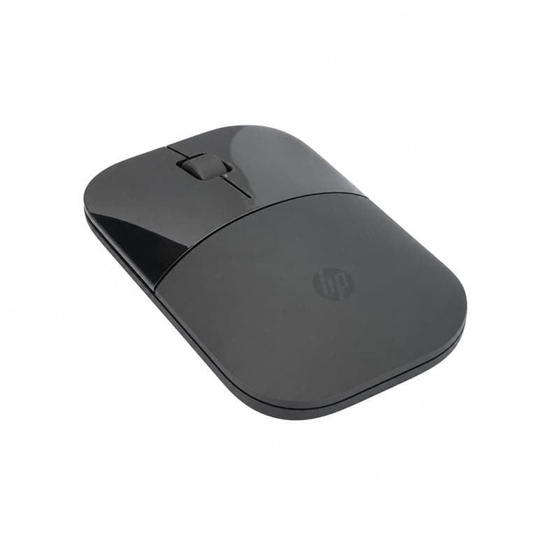 HP Z3700 vezeték nélküli egér fekete, 1200 DPI optikai érzékelő, Bluetooth kapcsolat — USB vevőegység nélkül (állapot: lásd a 2. képet)