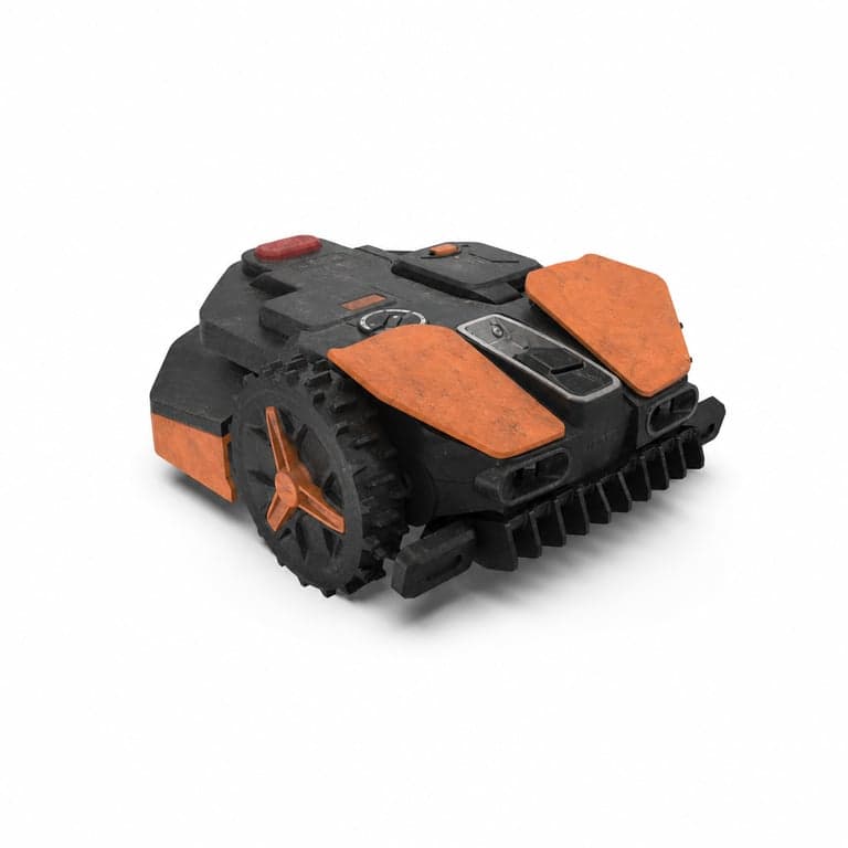 WORX Landroid Vision S250 WR202E robotfűnyíró határkábel nélkül, 250 m², WLAN és — A termék láthatóan használt (állapot: lásd a 2. képet)