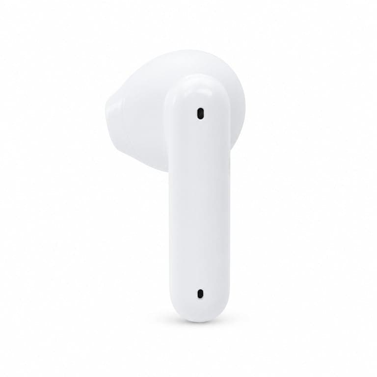 JBL Tune Flex TWS Bluetooth fülhallgató bal oldali egység fehér színben aktív zajszűréssel