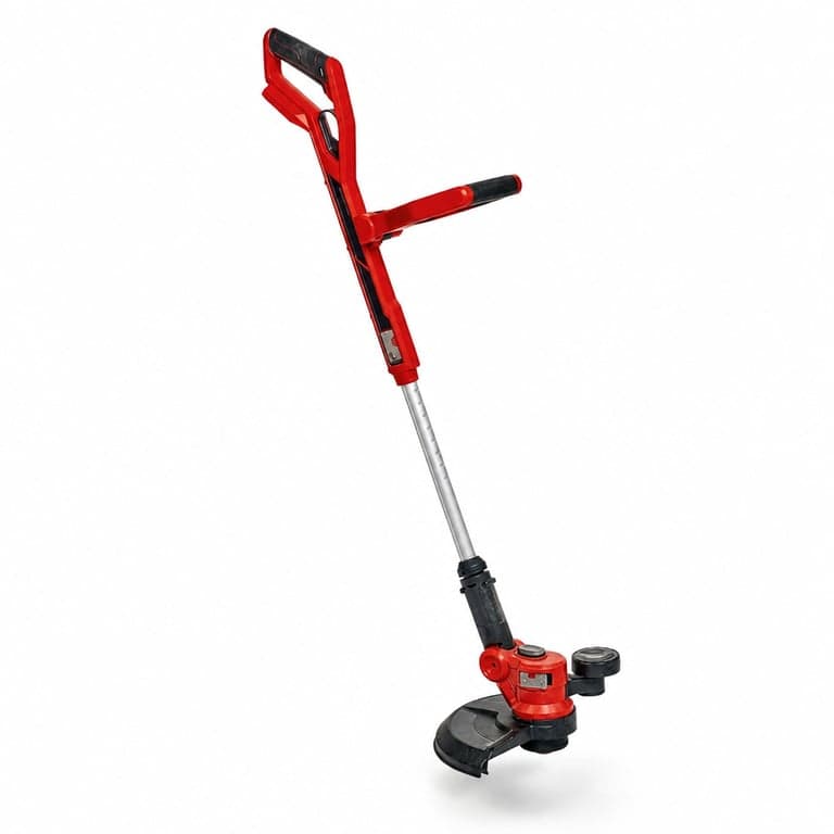 Einhell GE-CT 18/30 Li-Solo akkus fűszegélyvágó PXC 18V 30 cm vágószélesség — A vágó résznél használati nyomok (állapot: lásd a 2. képet)