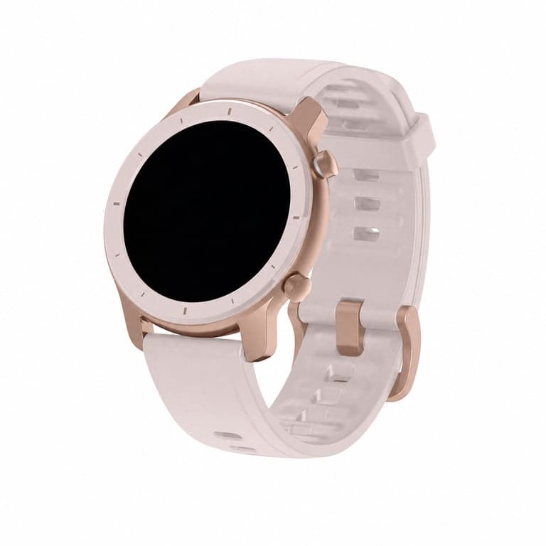 Amazfit GTR A1910 Okosóra 42 mm, Cseresznyevirág Rózsaszín, GPS, Fitness Tracker, Szilikon — Nincs töltő hozzá (állapot: lásd a 2. képet)