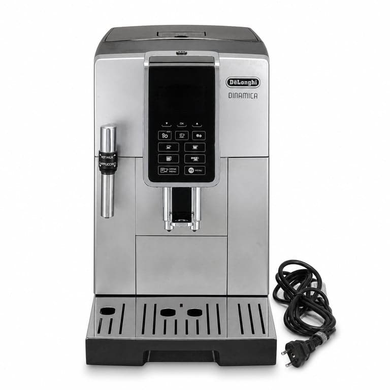 De'Longhi Dinamica ECAM350.35 automata kávégép, eszpresszó és cappuccino — hibás, alkatrésznek: nem kapcsol be (állapot: lásd a 2. képet)