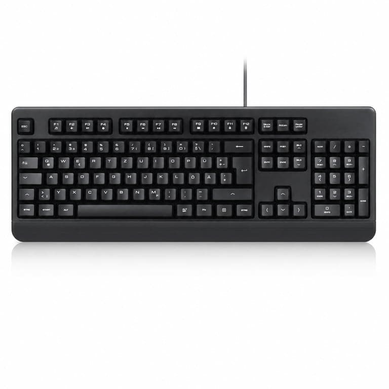 Perixx PERIBOARD-517 vízálló USB billentyűzet numerikus billentyűzettel, IP65, fekete — hibás, alkatrésznek (állapot: lásd a 2. képet)