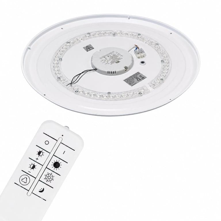 BRILONER LED mennyezeti lámpa csillagos mintával, dimmelhető, állítható színhőmérséklet, távirányítóval (állapot: lásd a 2. képet)