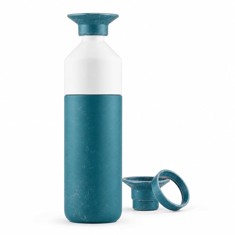 Dopper Insulated termoszpalack 580 ml, Green Lagoon - dupla falú, szivárgásmentes, rozsdamentes acél — használt (állapot: lásd a 2. képet)