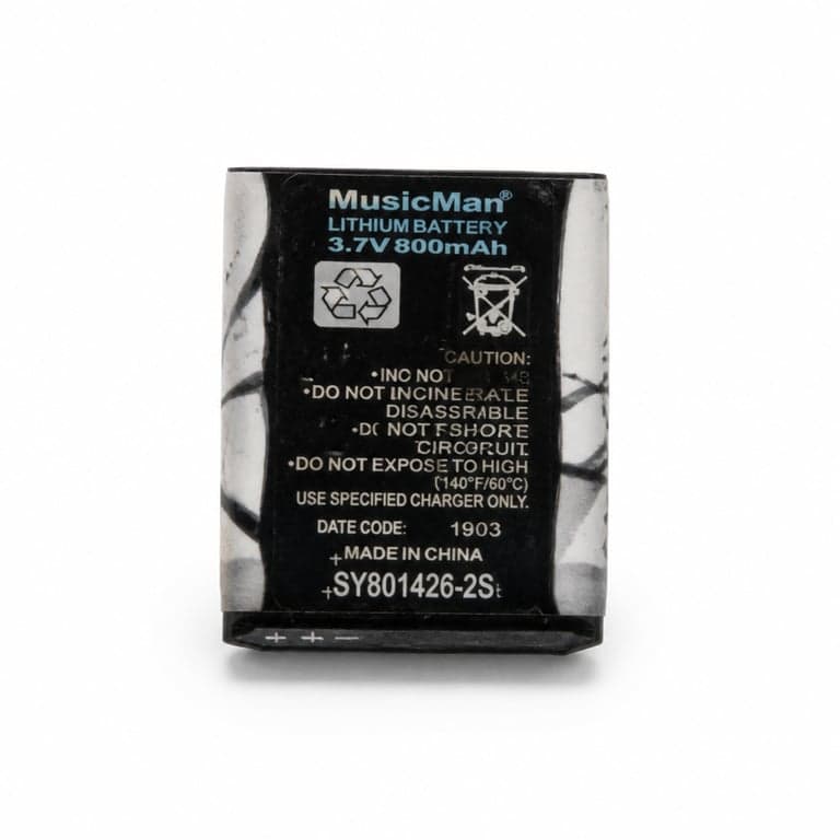 Beépített akkumulátor — MusicMan TXX3546 Hordozható Sztereó Hangszóró LCD (alkatrész)