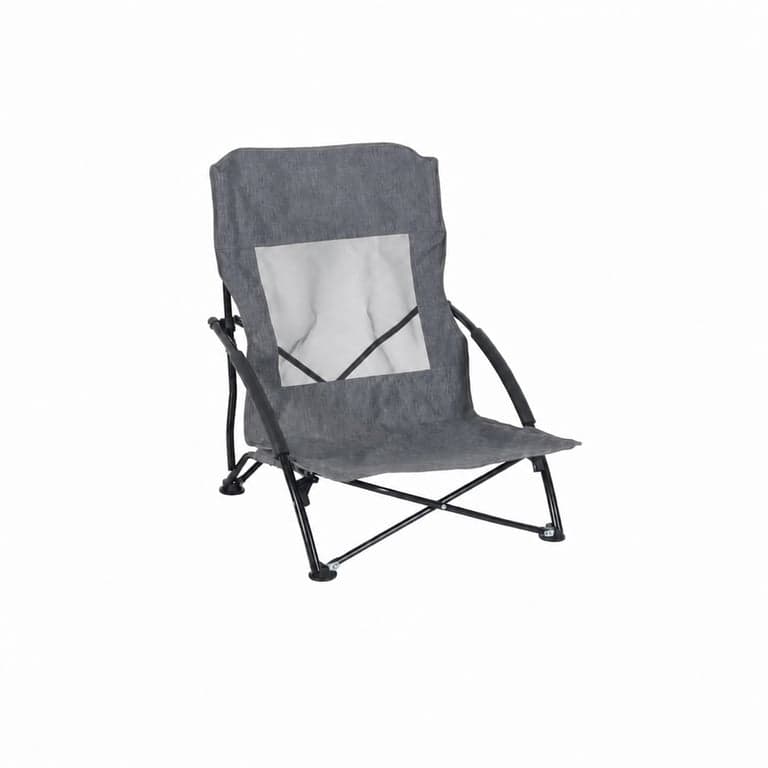 Relaxdays összecsukható strandsék szett, hordótáskával, 100 kg teherbírás, könnyű kempingszék, poliészter és fém, szürke — 1 db-os szett