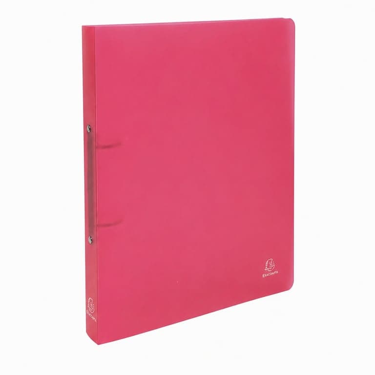 Exacompta Chromaline PP gyűrűs iratrendező 54355E - A4 Maxi, 40 mm gerinc, 30 mm gyűrű, 32x26,8 cm, piros, 1 db