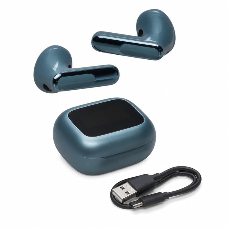 JBL Live Flex 3 True Wireless Bluetooth Fülhallgató, Kék — hibás, nem — hibás, alkatrésznek: nem reagál semmire (állapot: lásd a 2. képet)