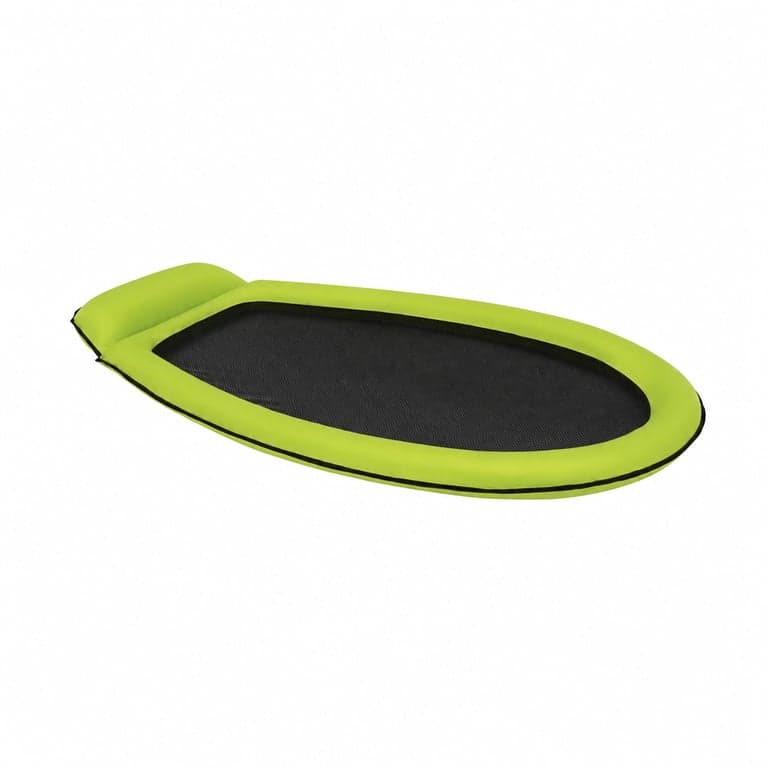 Intex 58836EU Mesh Mat felfújható vízi matrac hálós felülettel 178x94 cm zöld színű úszósziget — Zold színű (állapot: lásd a 2. képet)