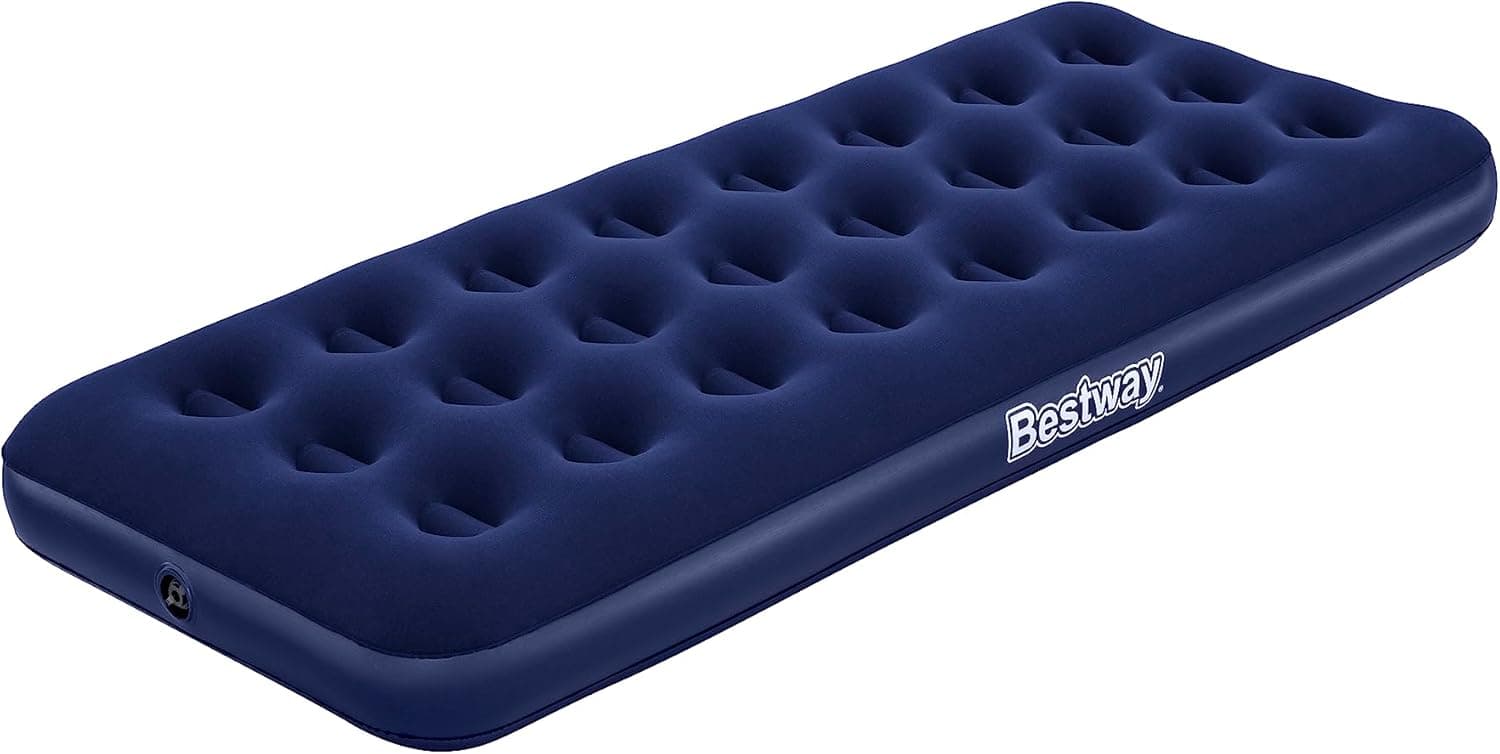 Bestway Blue Horizon felfújható egyszemélyes matrac XL méret, 185x76x22 cm, kék, camping és vendégágy