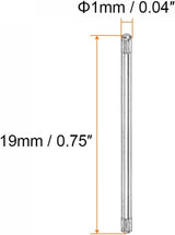 10 db Dupla Fejű Óraszíj Tű 1mm x 20mm - Outlet24