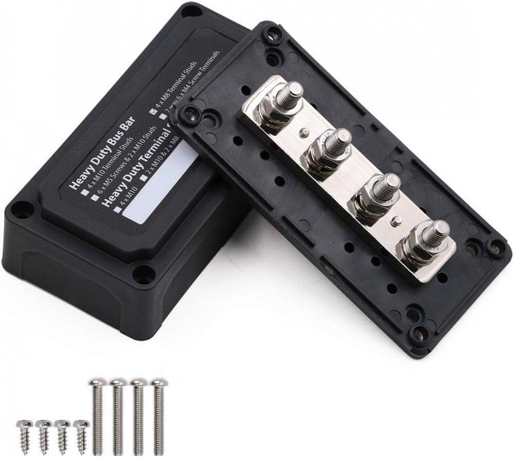 12V-48V DC 400 Amperes, rézből készült nagy teherbírású modul, 8 x 3/8" (M10) Újracsomagolt termék - Outlet24