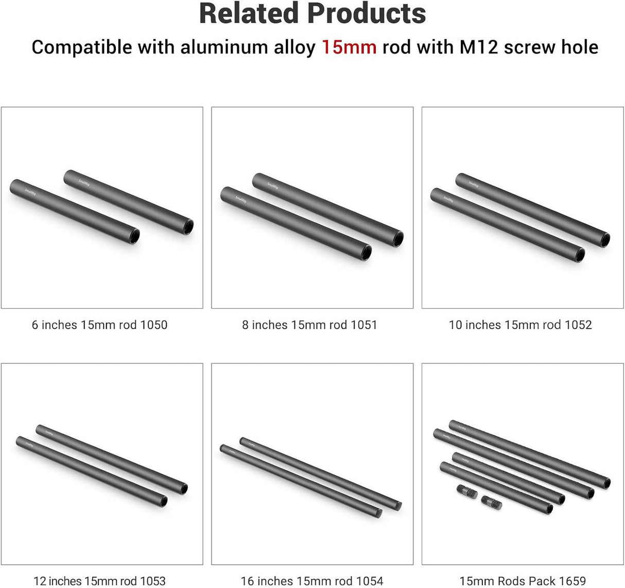 15mm Alumínium Rúd Hosszabbító Csatlakozó, 2db - Outlet24