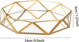 24 cm Ékszer Tálca, Kozmetikai Tálca, Arany Díszes Tálca, Ékszer Rendező, Kozmetika Újracsomagolt termék - Outlet24