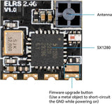 2.4G Lite Vevő, Torony SMD Kerámia Antennával,Hosszú Hatótávolság, 65/75/85 mm FPV Verseny Whoop Drónokhoz - Outlet24