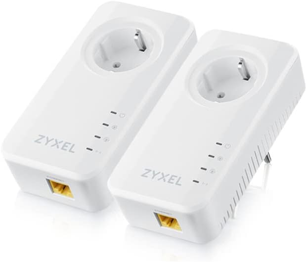 Zyxel G.hn 2 Gigabites Powerline Adapter Szett - Áteresztő, 8K Streaming - Image 1