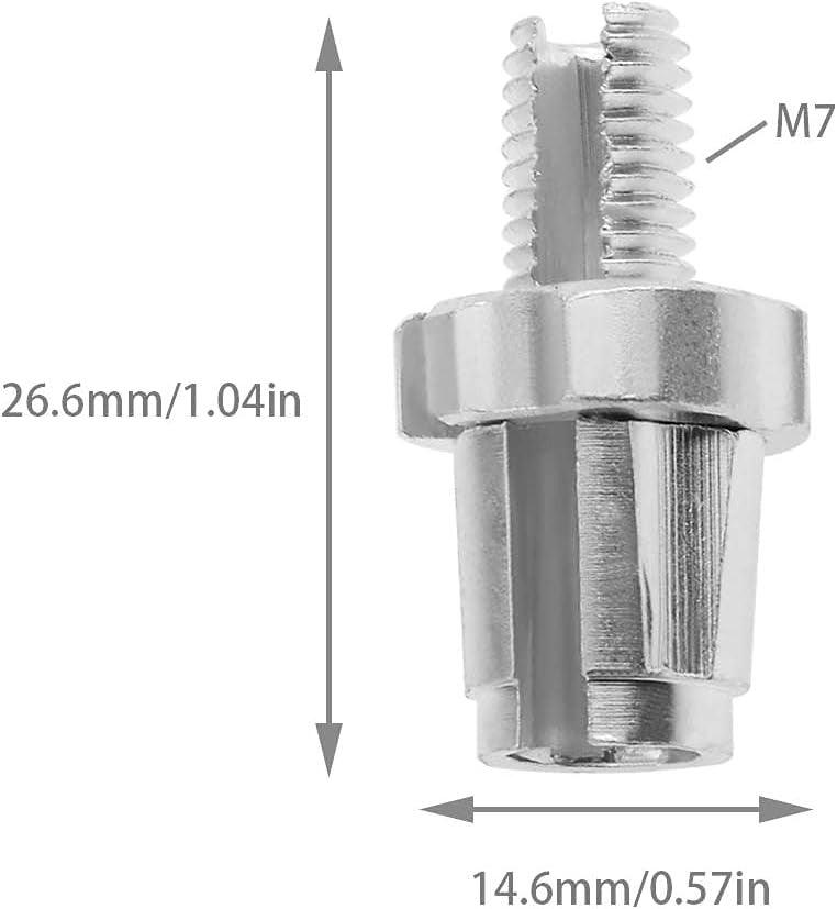 4 db Kuplungbowden állító csavar, ezüst, M7 7 mm - Outlet24