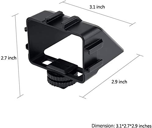 Sony, Fujifilm, Nikon tükrös kijelzővédő vakupapuccsal - JJC kameratartozék - Image 8