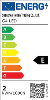 G4 LED izzó, dimmelhető, meleg fehér, 2W, 12-24V, 6 db-os csomag - Image 8