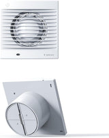 Cazooo 100mm-es Csendes Fürdőszobai Ventilátor Időzítővel - Energiatakarékos, Falra Szerelhető - Image 7