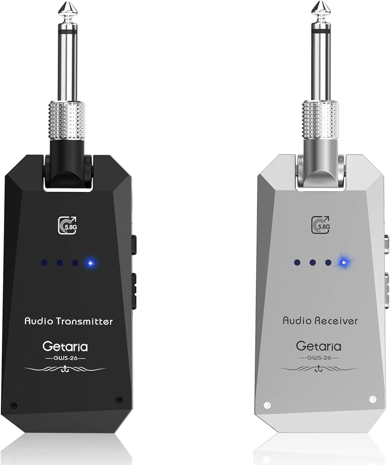 Getaria 5.8GHz-es vezeték nélküli gitár adó-vevő rendszer elektromos gitárhoz és basszushoz - Image 1