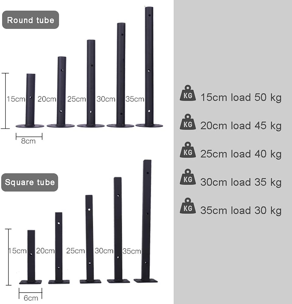 Fekete négyzet alakú fali polctartó konzol 30 cm - 2 db, DIY polcokhoz - Image 8