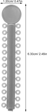 Healifty 40 db-os szürke fogszabályozó drót és gyűrű készlet - Image 7