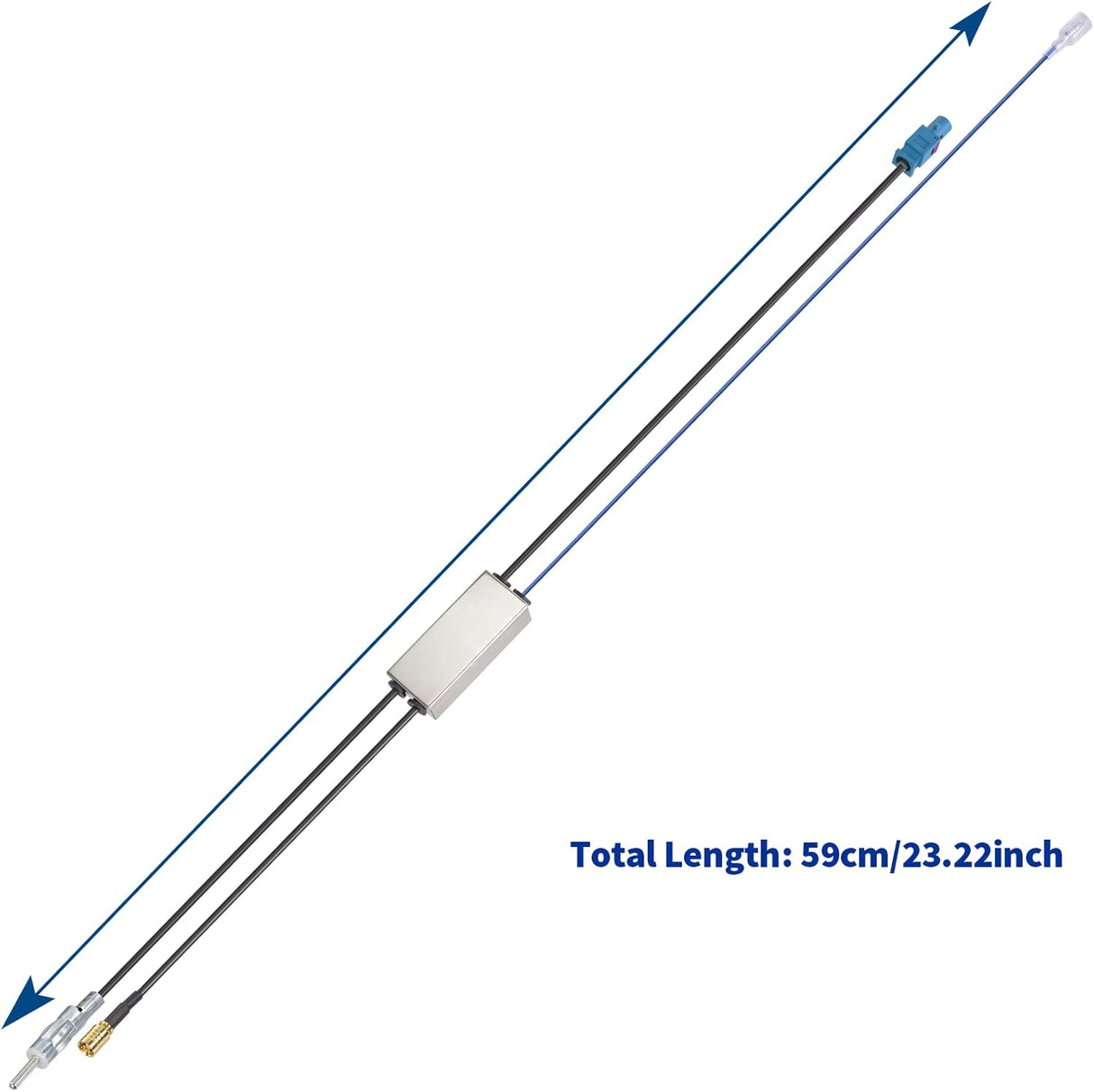 Bingfu DAB autóantenna adapter - Fakra Z, DIN, SMB - Pioneer, Kenwood, Sony kompatibilis - Image 5