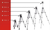 DOCANIO ezüst hordozható monokuláris állvány, háromlábú tripod táskával - Image 2