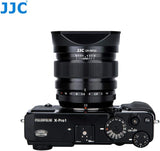 JJC fekete napellenző Fujifilm XF 23mm f1.4 és 56mm f1.2 objektívekhez - Image 6