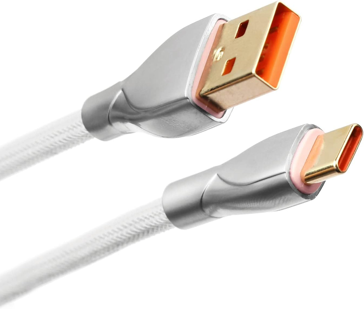 EPOMAKER Mix 1,8m-es fehér spirál USB-C kábel, leválasztható csatlakozóval, mechanikus gamer billentyűzetekhez - Image 8