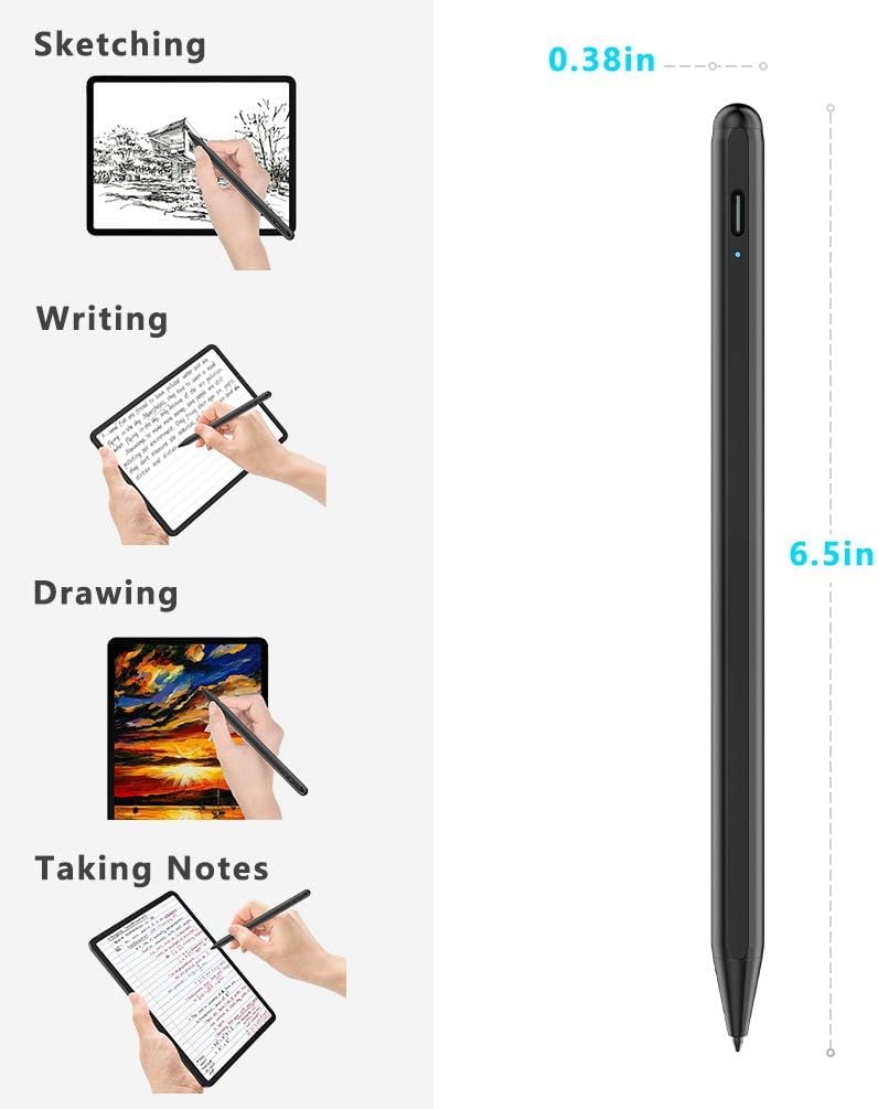 Stylus Toll Apple iPadhez - Kompatibilis Pro, Air, Mini Modellekkel (2018-2022) - Image 8