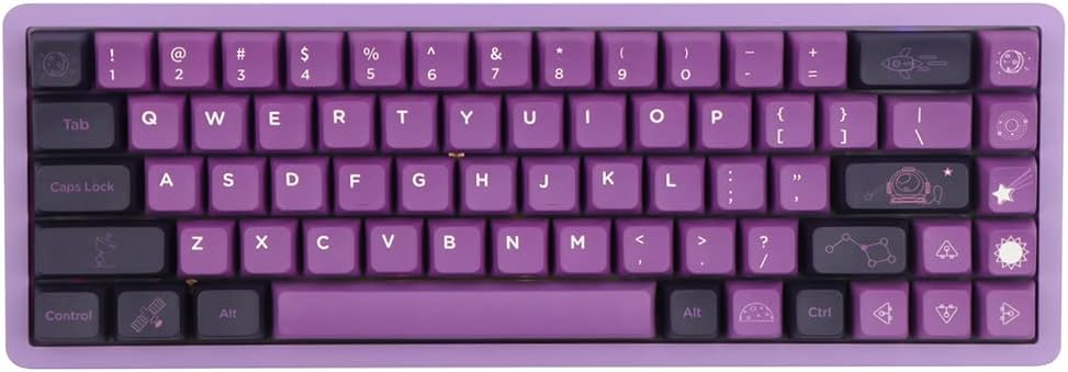 EPOMAKER Space MDA PBT Keycap Szett 147 Gombos ISO Mechanikus Billentyűzethez - Image 1