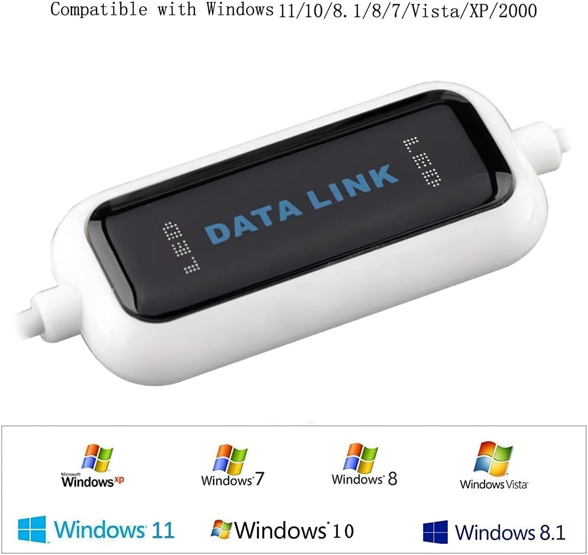 Salcar USB 2.0 PC-PC adatkábel Windows rendszerekhez - Gyors adatátvitel - Image 3