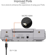 RetroFlag PiStation ház Raspberry Pi 4-hez - Biztonságos leállítás, ventilátor, hűtőborda, HDMI kábel - Image 5