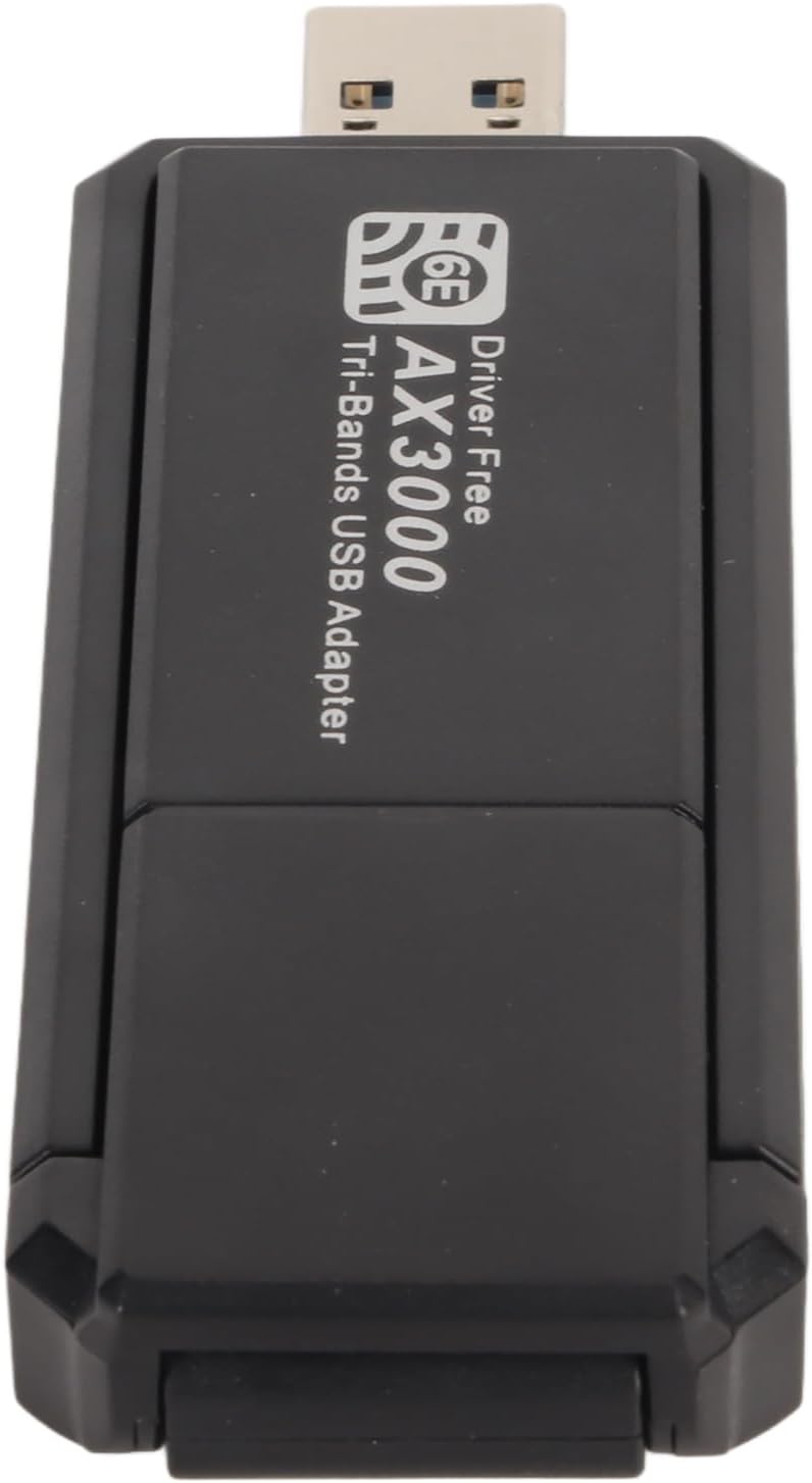 Annadue WiFi 6E USB adapter, 3000 Mbit/s, hármas sávú, Windows 10/11-hez - Image 8