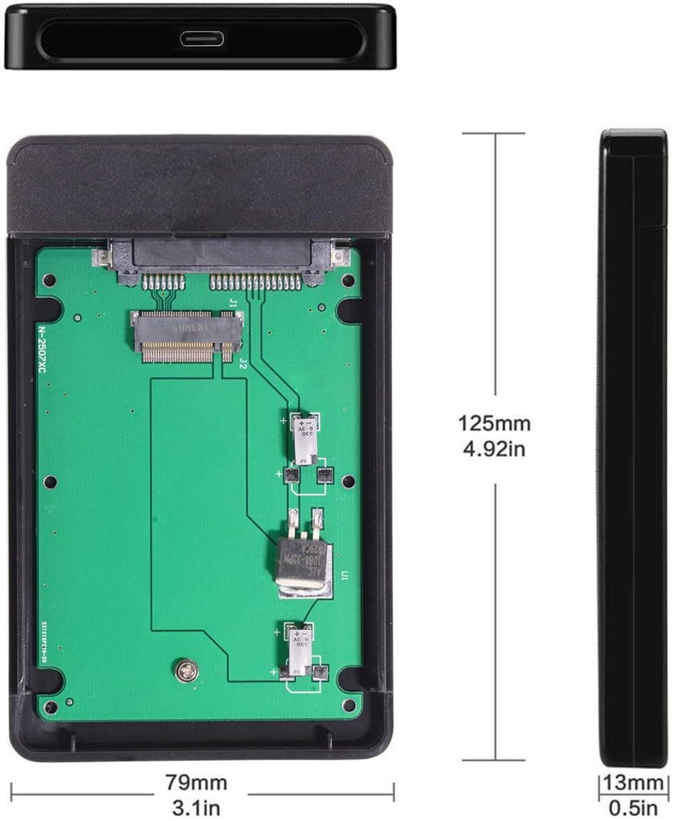 ThinkPad X1 Carbon SSD külső ház - USB-C csatlakozós SATA merevlemez adapter